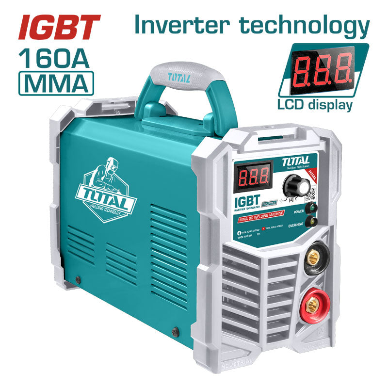 TOTAL TW21605 160A Heavy-Duty Inverter MMA Welding Machine