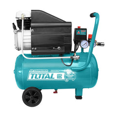 Total TC120246 Air Compressor – 2HP Oil-Lubricated 24L Portable Air Compressor