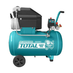 Total TC125506 Air Compressor – 2HP Oil-Lubricated 50L Air Compressor for Workshop Use