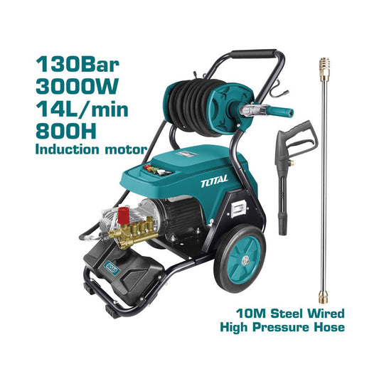 TGT11276 | Total High Pressure Washer 130bar - 3000W