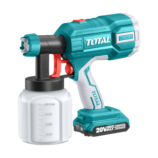 TSGLI2001 | Total Cordless Paint Spray Gun 800ml - 20V