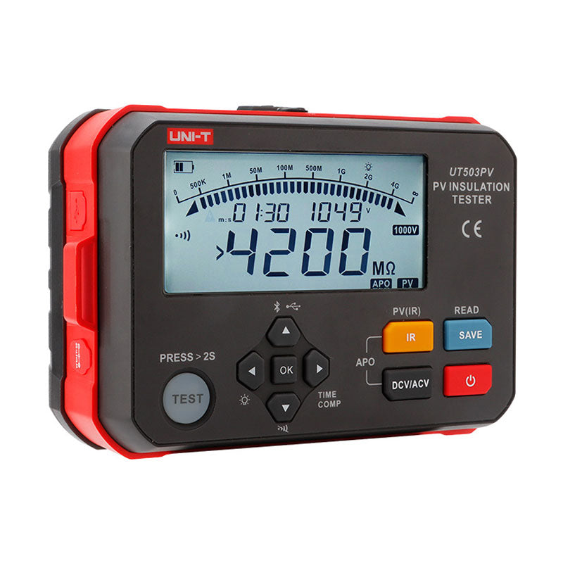 UNI-T UT503PV Solar Photovoltaic (PV) Insulation Tester – 1000V