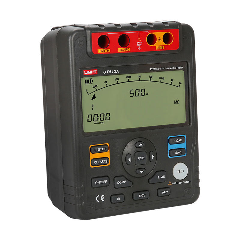 UNI-T UT513A 5kV Extreme-Duty Insulation Tester – 1TΩ (1000GΩ)