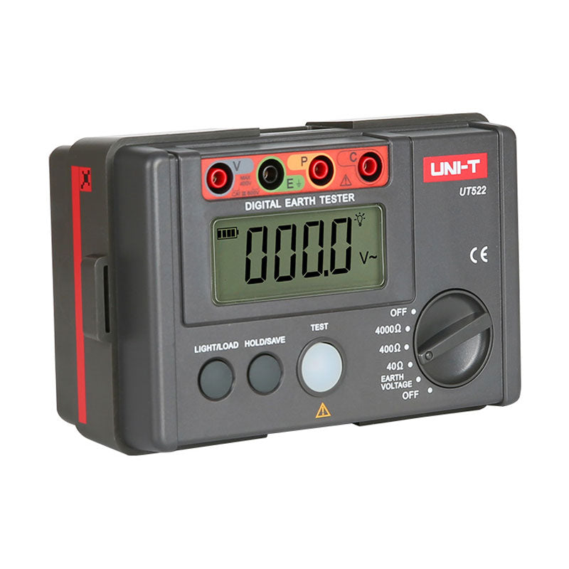 UNI-T UT522 Digital Earth Resistance Tester – 4000Ω, 400V (Data Logging)