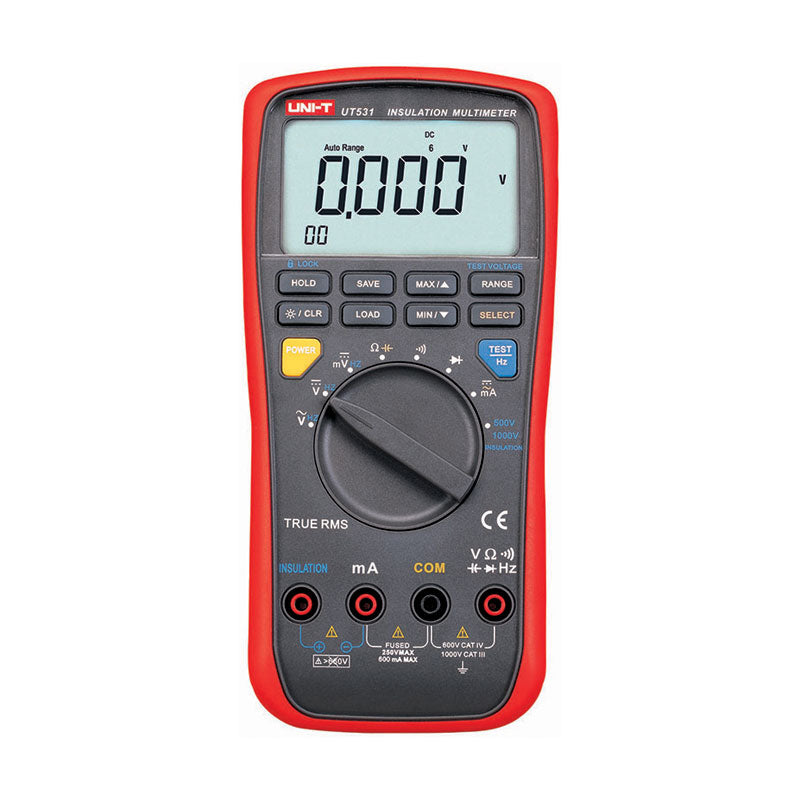 UNI-T UT531 True RMS Insulation Resistance Multimeter – 1000V