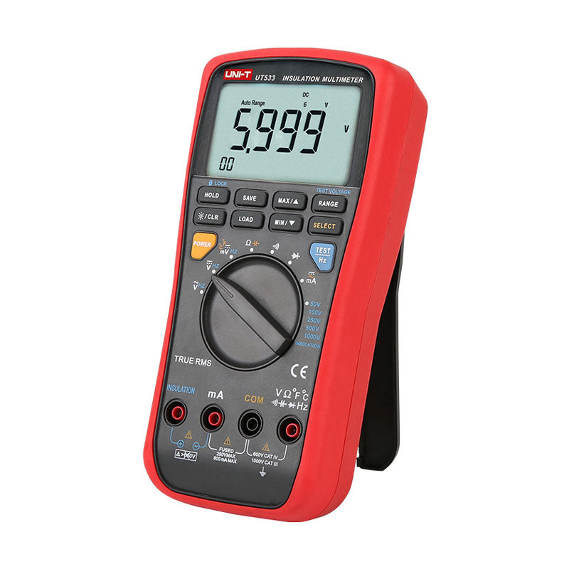 UNI-T UT533 True RMS Insulation Resistance Multimeter – 1000V, 2GΩ