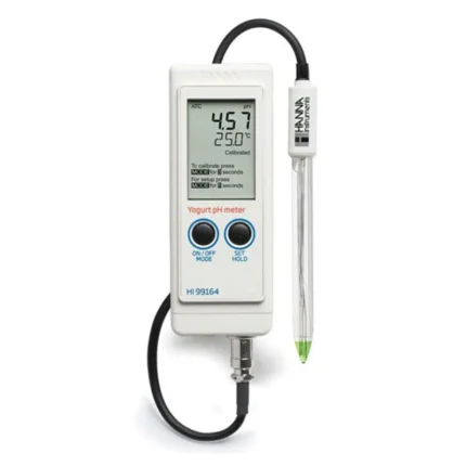 Hanna HI99164 Portable pH/Temp Meter for Yogurt a